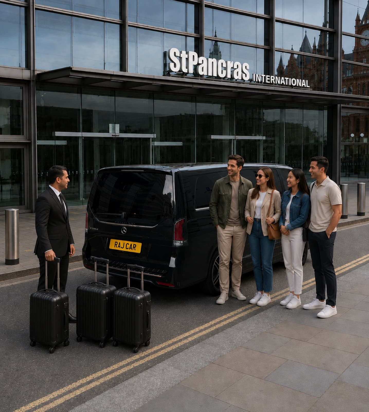 Rail Station Transfers — Raj Airport Cars London